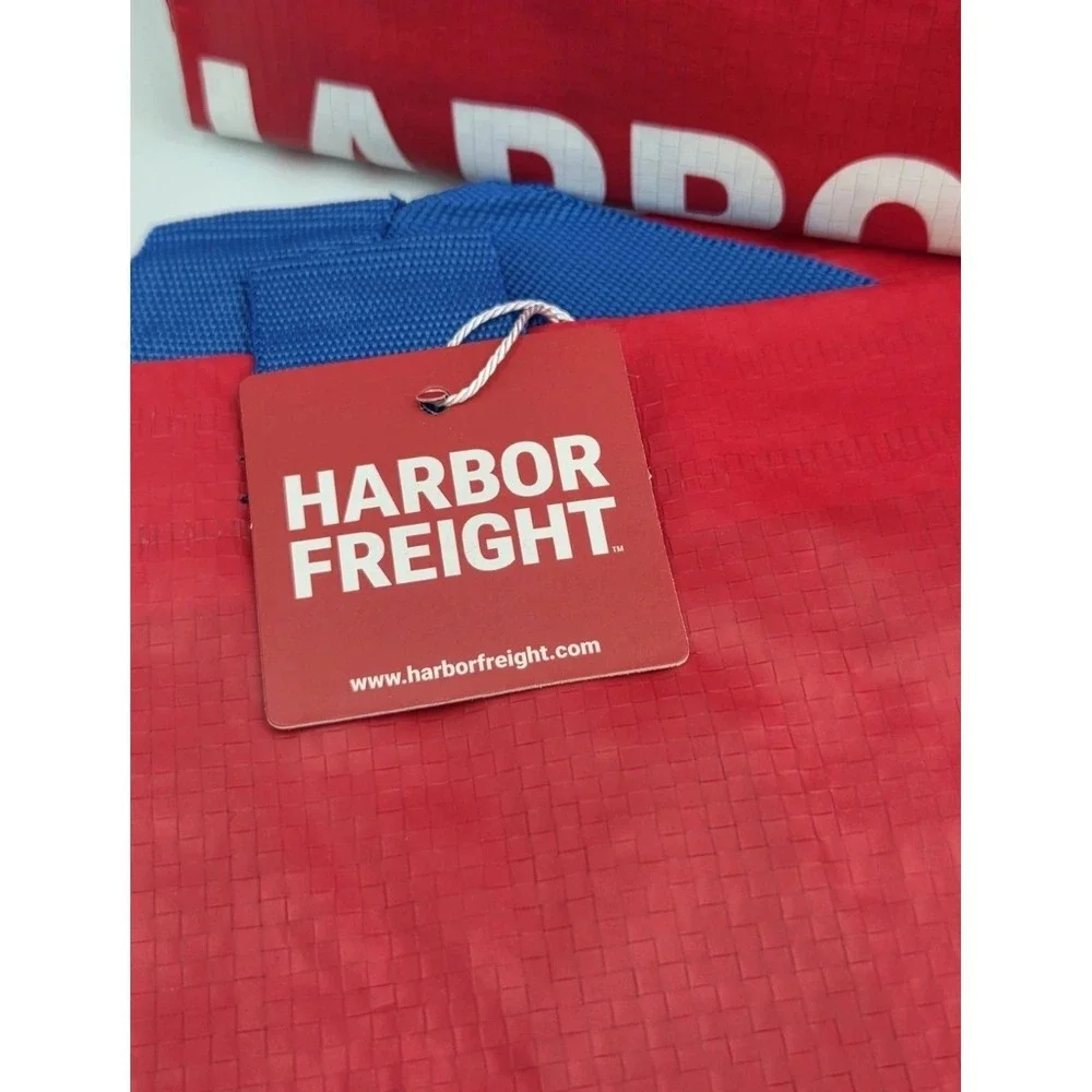 2 Pack Harbor Freight XXL Reusable Tote Bags Red 55 lb.‎ / 19 Gallon FRAKTA Bags